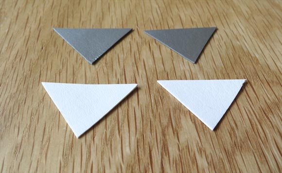 triangle de cuir