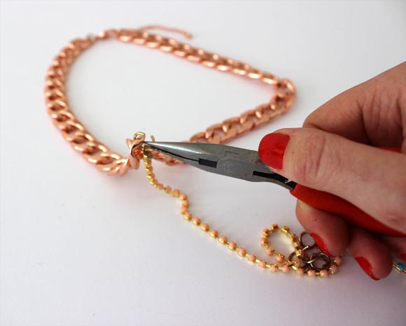DIY un collier chaine pastel ilovedoityourself5