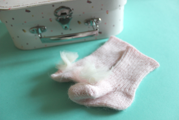 tuto chausettes a pompon