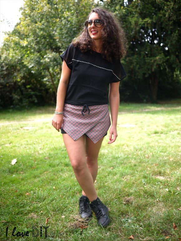 casual mon nouveau short origami diy