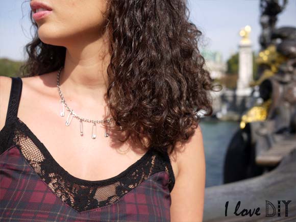 collier epingle a nourrice diy