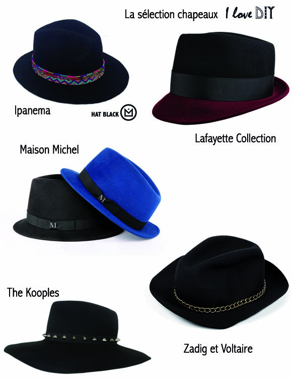 la selection chapeaux ilove diy