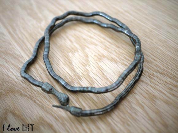 collier serpent vide grenier i love diy