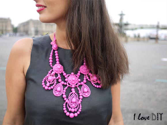 top en skai olivaceous et collier lanvin x hetm