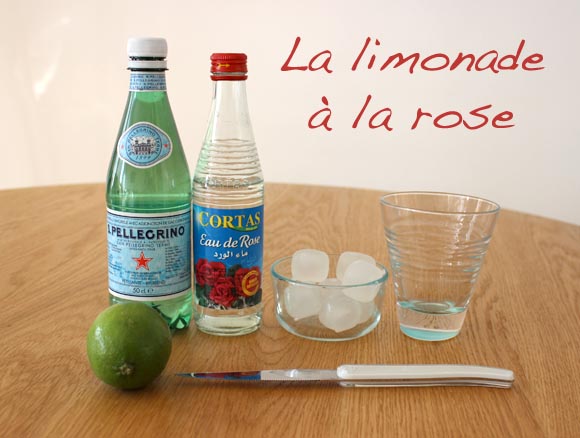 La limonade à la rose version ilovedoityourself