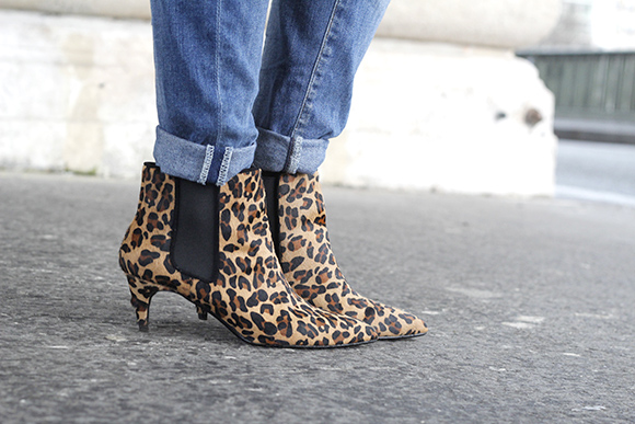 boots leopard zara soldées