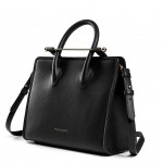 Strathberry_Product_MidiTote_Black_side_with_strap